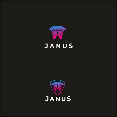 Ancient logo with the title 'JANUS'