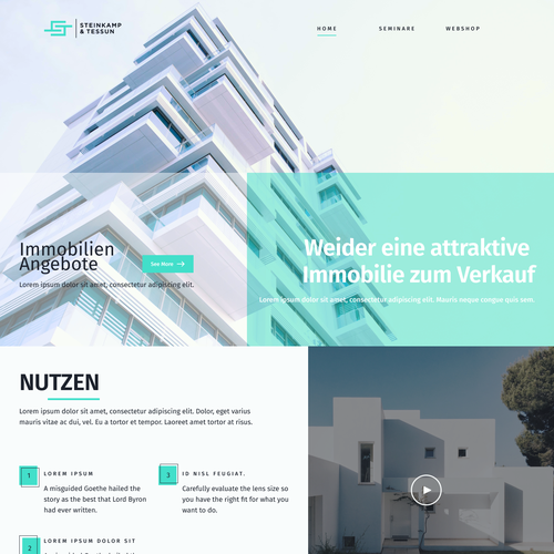 Indonesian design with the title 'Steinkamp & Tessun GmbH Page'