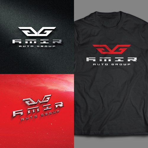 Automotive brand with the title 'Amir Auto Group - Contest winner 801$'