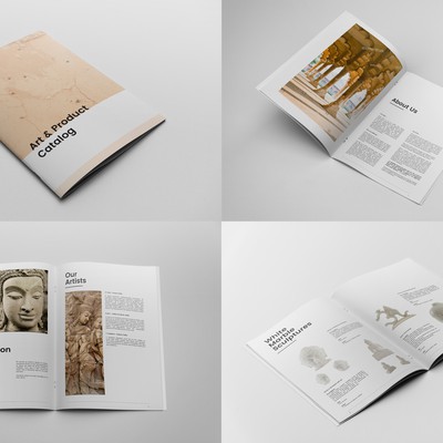 Product catalogue for art store 