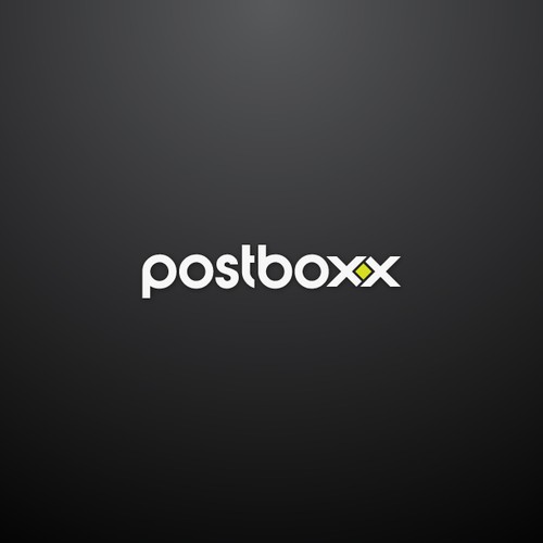 Production company logo with the title 'Logo Design for Postboxx'