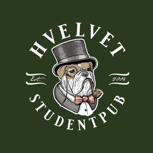 Beer design with the title 'Hvelvet Studentpub'