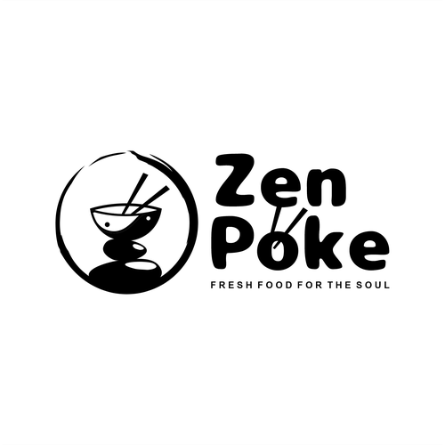Zen brand with the title 'zen poke'