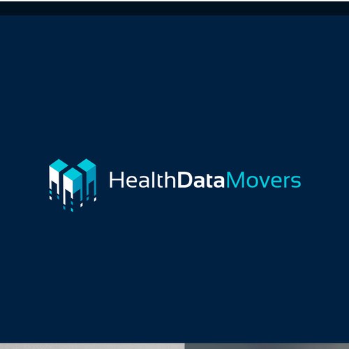 Moving logo with the title 'Logo Design for Health Data Movers.'