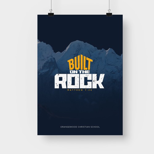 Bible design with the title 'Logo Concept for a Christian school'