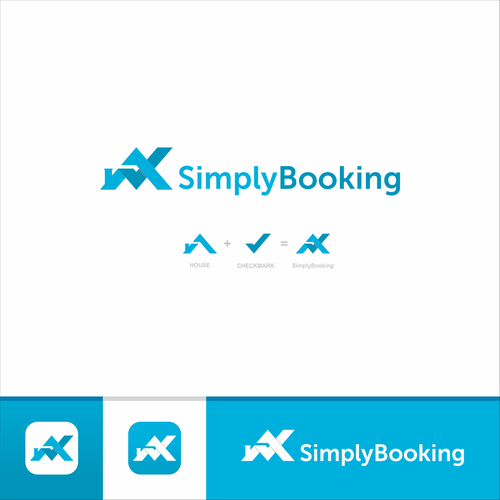 Check mark logo with the title 'Clear logo for vacation rental software online'
