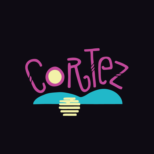 Skate logo with the title '80s Inspired Restaurant Logo'