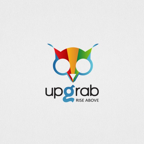 Skater design with the title 'Design the new Upgrab logo.'