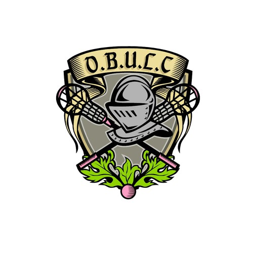 Coat of arms logo with the title 'Oxford Brookes University Lacrosse'
