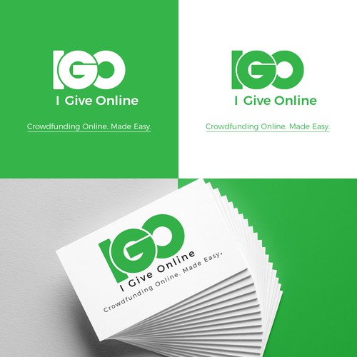 Charity brand with the title 'Simple Design For Online Charity'