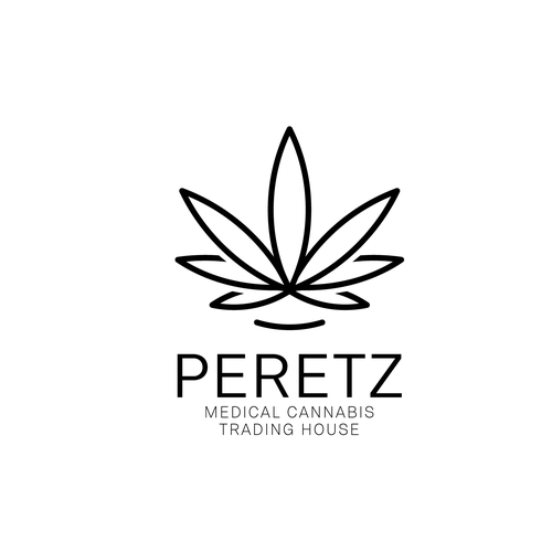 Cannabis leaf logo with the title 'Peretz Medical Cannabis'