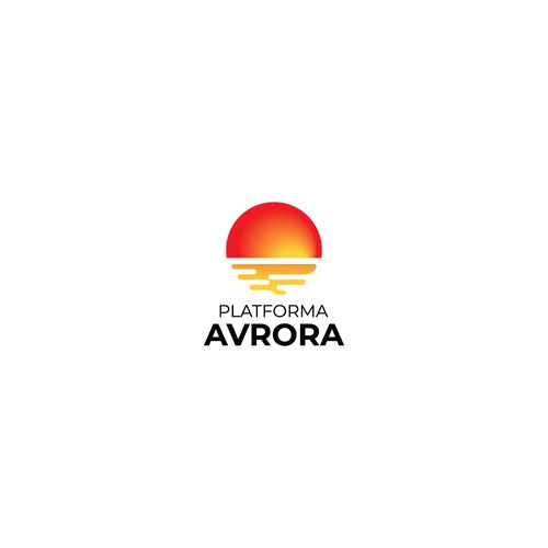 Consultant logo with the title 'Simple Logo COncept for Platforma Avrora'