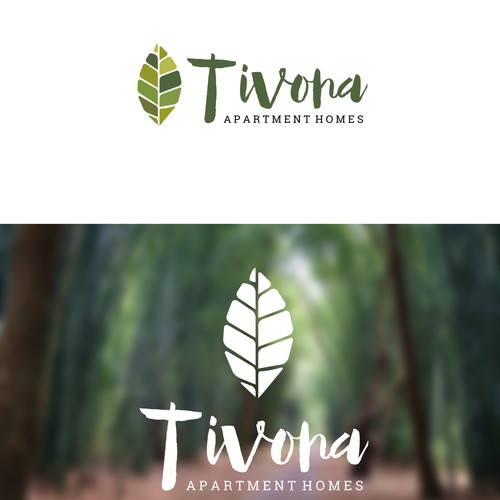 Apartment logo with the title 'Nature apartment'