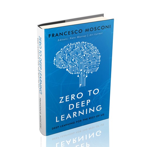 Deep design with the title 'A Book About Deep Learning'