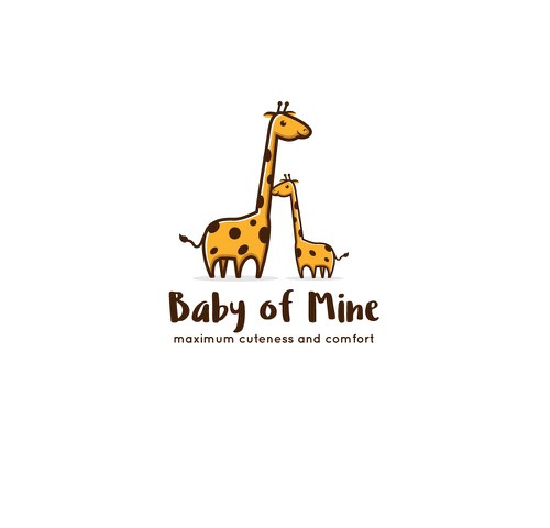 Giraffe logo with the title 'Baby of Mine'