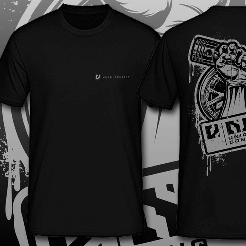 Underground design with the title 't shirt design for uniq concept'