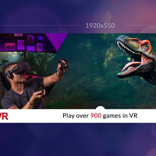 Player design with the title 'TriDef VR '