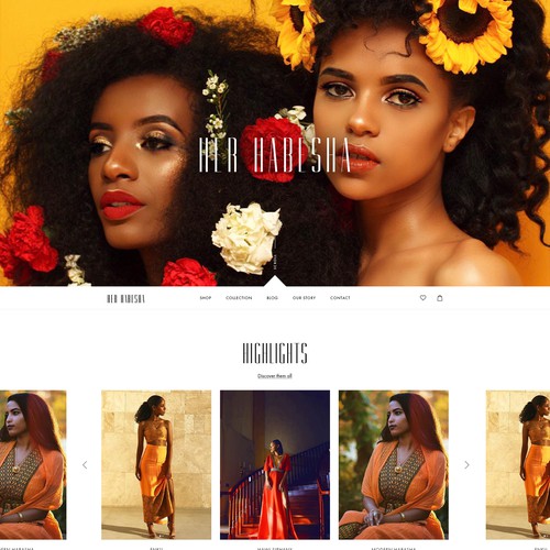 Responsive design with the title 'Fashion Store'