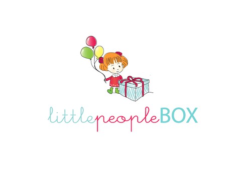 Gift shop design with the title 'Little people box'