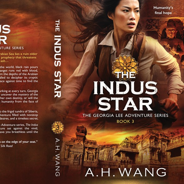 Suspense book cover with the title 'The Indus Star'