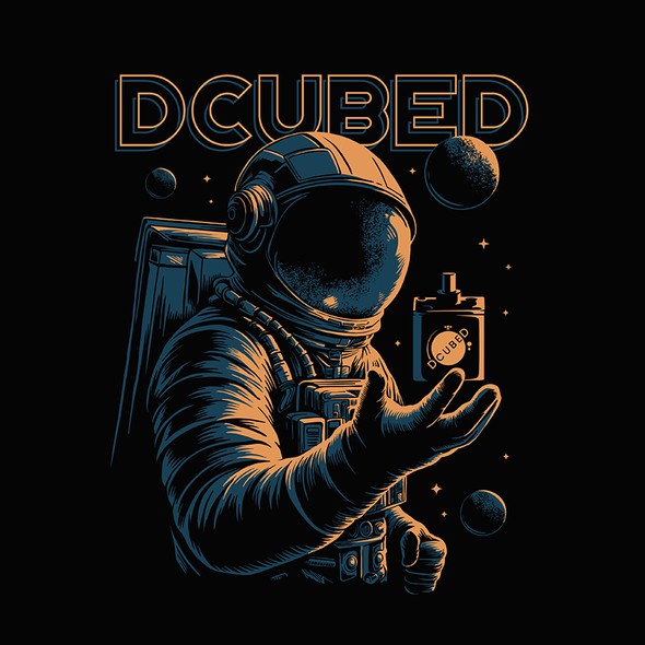Space t-shirt with the title 'Deployables Cubed'