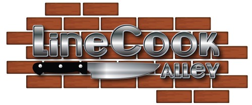 Restaurant t-shirt with the title 'Line Cook Alley'