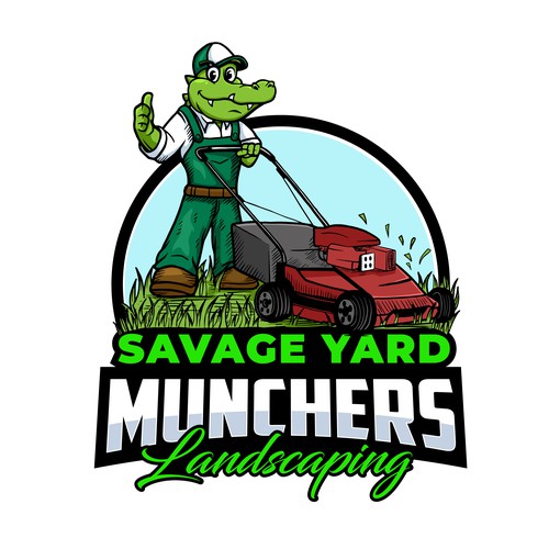 Yard design with the title 'Savage Yard Munchers'