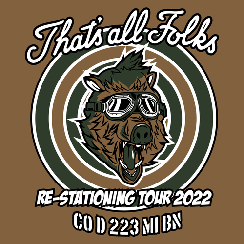 Military t-shirt with the title 'Dagger company tshirt '