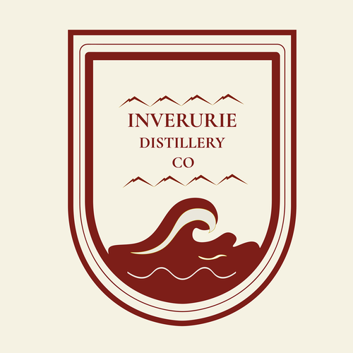 Heritage logo with the title 'Inverurie distillery co symbolic logo '