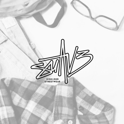 Streetwear logo with the title 'SUAV3 Apparel logo'