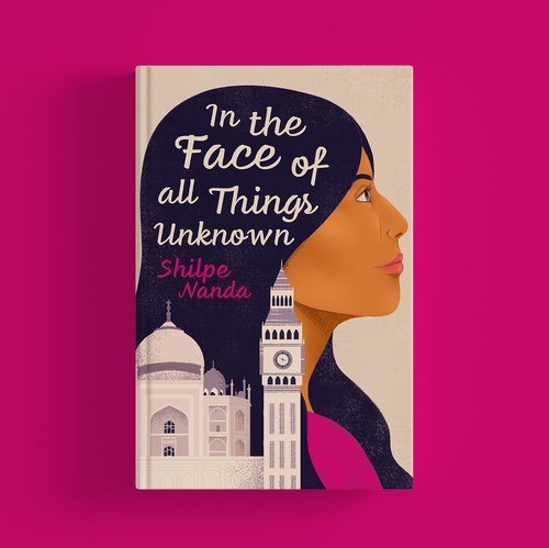 Illustration book cover with the title 'In the Face of All Things Unknown book cover'