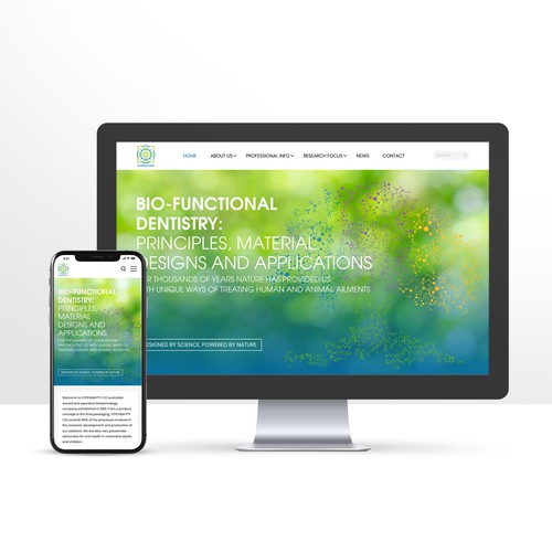 Medical website with the title 'Copazan website'