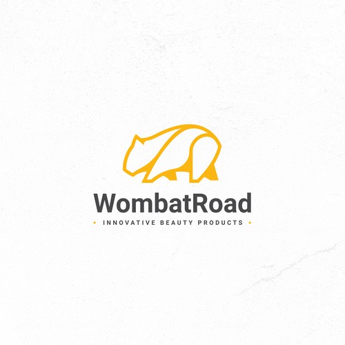 Animal brand with the title 'Wombat Road Logo'