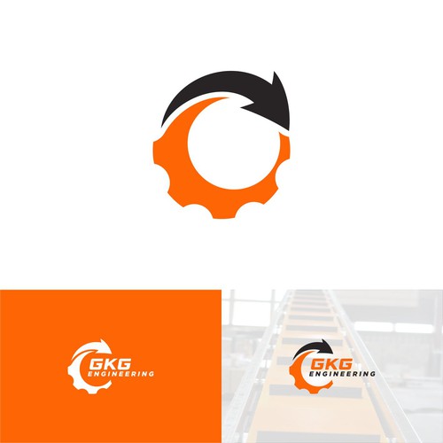 Recycling logo with the title 'GKG Engineering'