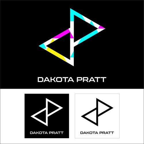 Sculpture logo with the title 'DAKOTA PRATT'