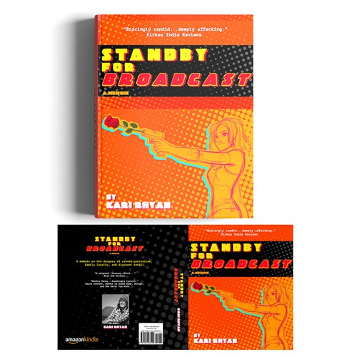 Rose book cover with the title 'Book Cover concept'