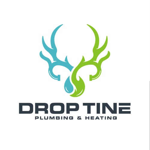 Kudu logo with the title 'Bold logo concept for Drop Tine logo'