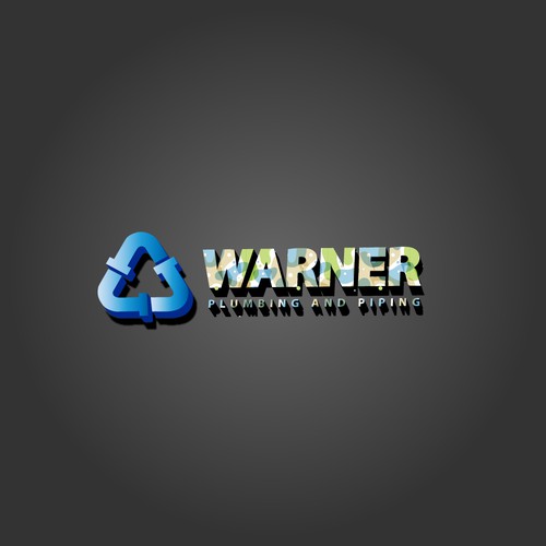 Freelancer logo with the title 'Warner Plumbing Logo'