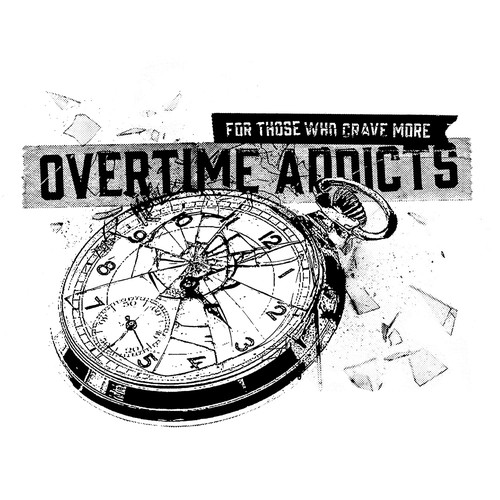 Apparel illustration with the title 'T-shirt design'