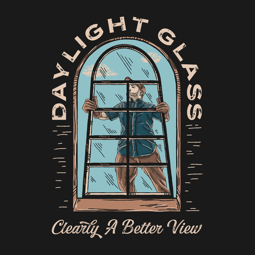 Industrial t-shirt with the title 'Daylight Glass T-shirt 2nd Design'