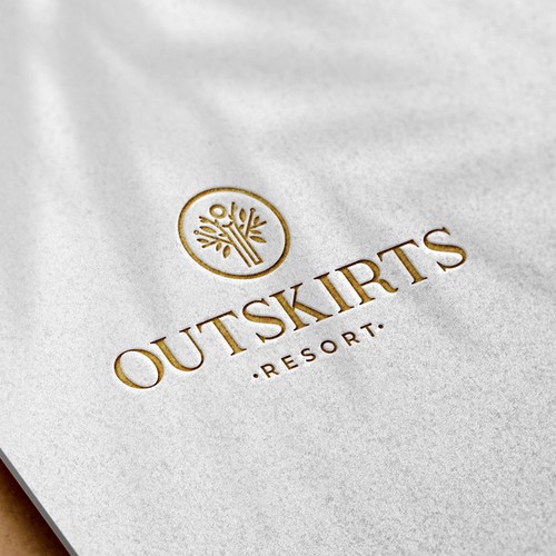 Best logo with the title 'outskirts'