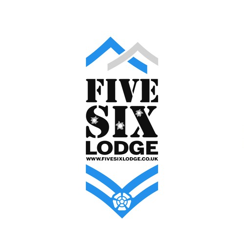 Hospitality design with the title 'Logo for Five Six: an adventure lodge in the UK '