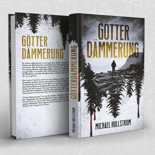 Forest book cover with the title 'Thriller book cover AVAILABLE FOR SALE through 1 to 1 project '