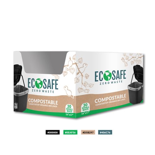 Eco-friendly packaging with the title 'Retail eco box'