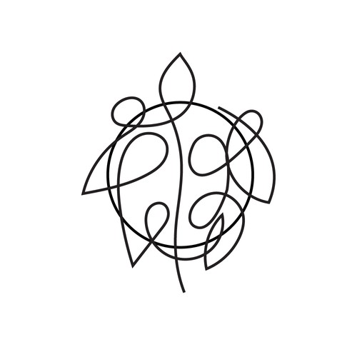 Sewing machine logo with the title 'logo for sewing company'