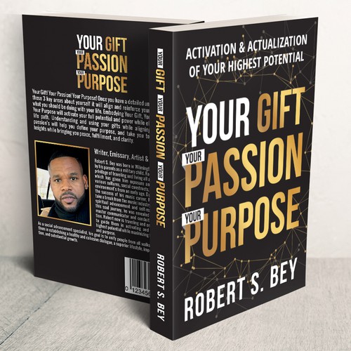 Passion design with the title 'Book Cover'