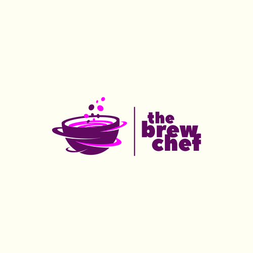 Bowl logo with the title 'the brew chef'