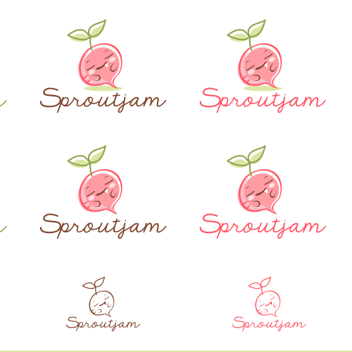 Baby boutique logo with the title 'cute baby bit: logo for boutique'