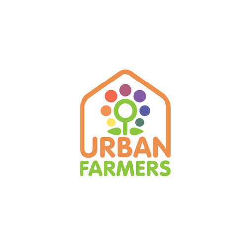 Bio design with the title 'Urban Farmers logo'