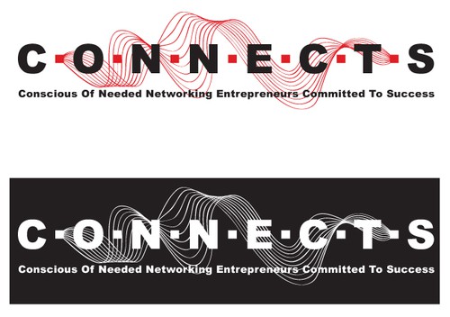 Magazine logo with the title 'business magazine logo'